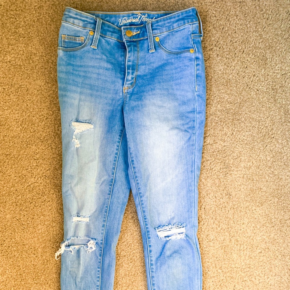 Universal Thread High Waisted Ripped Jeans